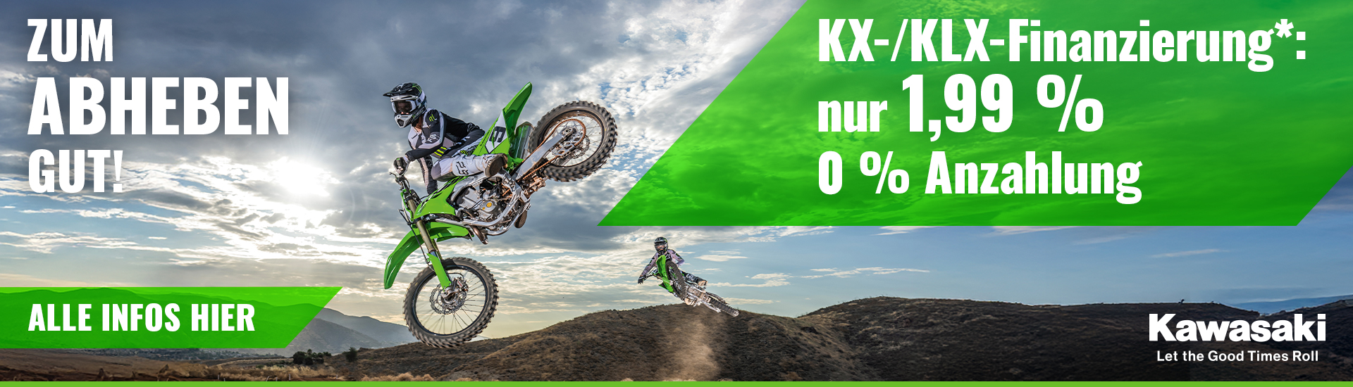 Kawasaki DE - Finanzierung KX/KLX - 16.5.25