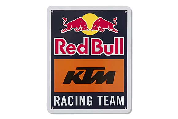 Red Bull KTM Racing Team Metallschild